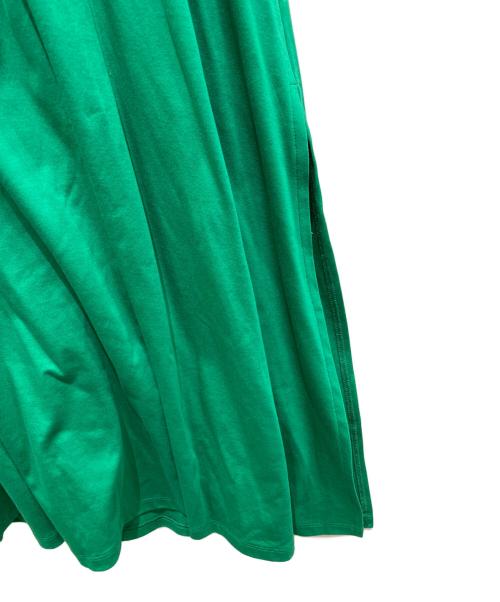 ESTNATION（エストネーション）ESTNATION (エストネーション) Aラインジャージーマキシワンピース　21-109-11-040394 グリーン サイズ:Fの古着・服飾アイテム