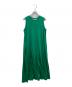 ESTNATION（エストネーション）の古着「Aラインジャージーマキシワンピース　21-109-11-040394」｜グリーン