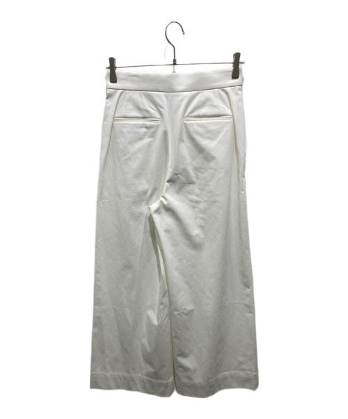 ESTNATION（エストネーション）ESTNATION (エストネーション) ツイルワイドパンツ　21-109-07-040424 ホワイト サイズ:38の古着・服飾アイテム