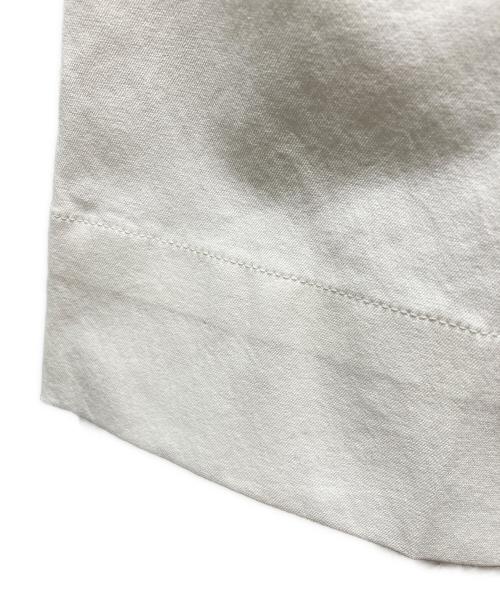 ESTNATION（エストネーション）ESTNATION (エストネーション) ツイルワイドパンツ　21-109-07-040424 ホワイト サイズ:38の古着・服飾アイテム