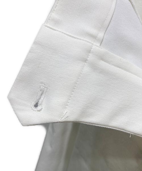 ESTNATION（エストネーション）ESTNATION (エストネーション) ツイルワイドパンツ　21-109-07-040424 ホワイト サイズ:38の古着・服飾アイテム