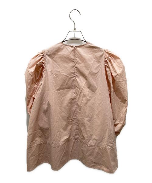 anplegant（アンプレガント）anplegant (アンプレガント) シャーリングブラウス　23107 ピンク サイズ:Fの古着・服飾アイテム