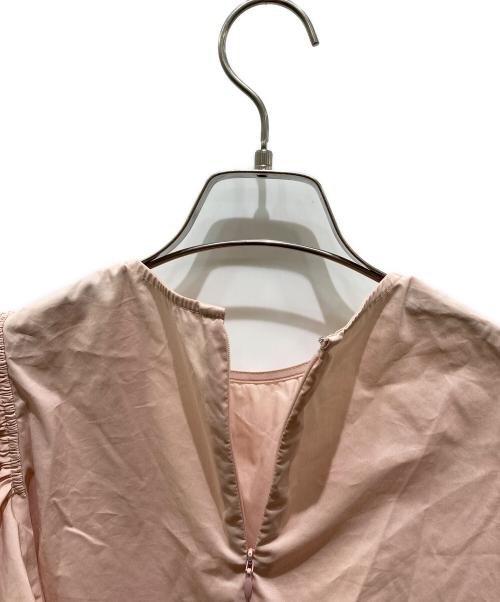 anplegant（アンプレガント）anplegant (アンプレガント) シャーリングブラウス　23107 ピンク サイズ:Fの古着・服飾アイテム