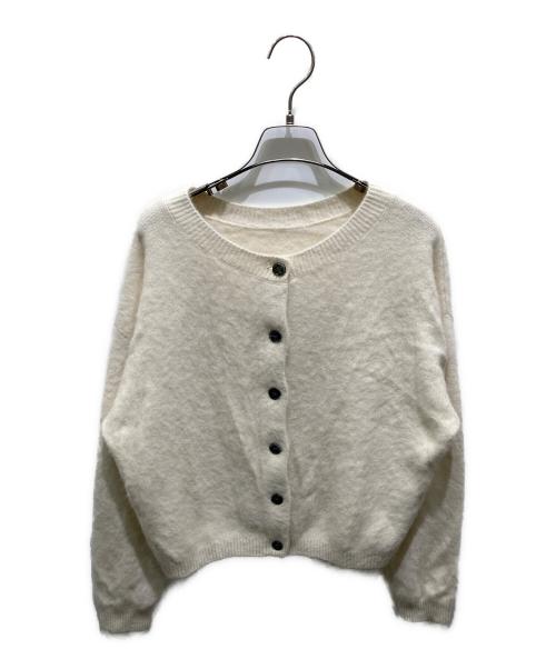 Loungedress（ラウンジドレス）Loungedress (ラウンジドレス) FURカシミヤ2WAYニット ホワイト サイズ:Fの古着・服飾アイテム