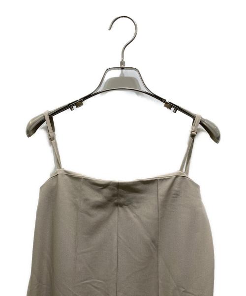 Mila Owen（ミラオーウェン）Mila Owen (ミラオーウェン) 2wayキャミベアオールインワン ベージュの古着・服飾アイテム