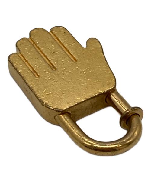 HERMES（エルメス）HERMES (エルメス) ハンドカデナチャーム　 2002 ANNEE DE LA MAIN ゴールドの古着・服飾アイテム