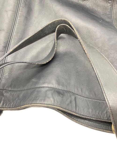 COACH（コーチ）COACH (コーチ) レザートートバッグ　A6G-4082　OLD COACH ブラックの古着・服飾アイテム