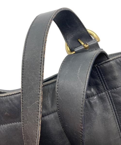 COACH（コーチ）COACH (コーチ) レザートートバッグ　A6G-4082　OLD COACH ブラックの古着・服飾アイテム