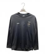 F.C.R.B.エフシーレアルブリストル）の古着「BIG LOGO TRAINING TEE」｜ブラック