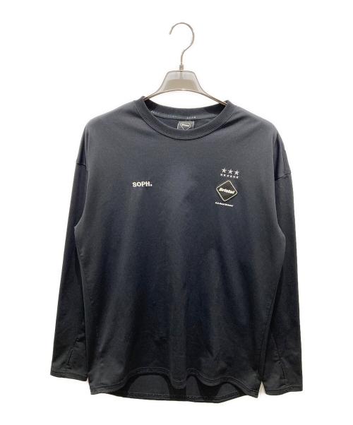 F.C.R.B.（エフシーレアルブリストル）F.C.R.B. (エフシーレアルブリストル) BIG LOGO TRAINING TEE ブラック サイズ:XLの古着・服飾アイテム