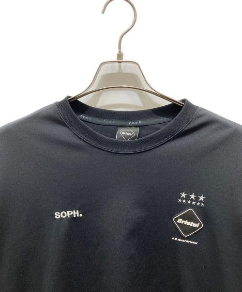 F.C.R.B.（エフシーレアルブリストル）F.C.R.B. (エフシーレアルブリストル) BIG LOGO TRAINING TEE ブラック サイズ:XLの古着・服飾アイテム