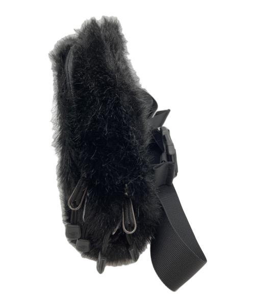 SUPREME（シュプリーム）SUPREME (シュプリーム) THE NORTH FACE (ザ ノース フェイス) Faux Fur Waist Bag ブラックの古着・服飾アイテム