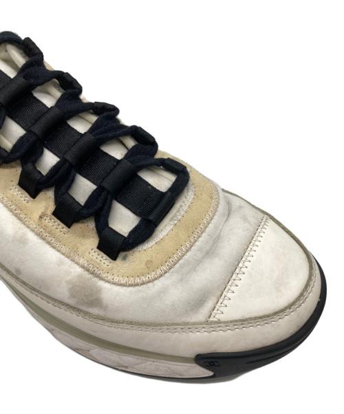 CHANEL（シャネル）CHANEL (シャネル) ココマークファブリックスニーカー　G35618 ホワイト サイズ:41の古着・服飾アイテム