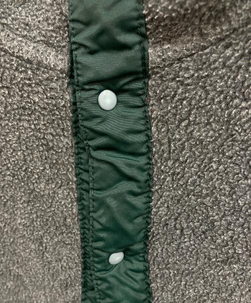 Patagonia（パタゴニア）Patagonia (パタゴニア) スナップフリースジャケット　1-800-523-9597 グレー サイズ:Lの古着・服飾アイテム