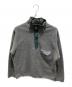 Patagonia（パタゴニア）の古着「スナップフリースジャケット　1-800-523-9597」｜グレー