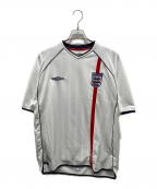 UMBROアンブロ）の古着「2001-2003 England Home Shirt」｜ホワイト