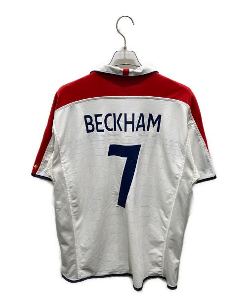 UMBRO（アンブロ）UMBRO (アンブロ) 2003-2005 England reversible Home Shirt ホワイト サイズ:XLの古着・服飾アイテム