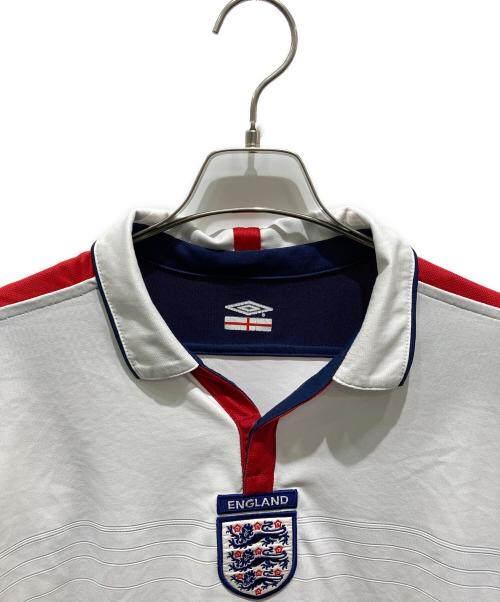 UMBRO（アンブロ）UMBRO (アンブロ) 2003-2005 England reversible Home Shirt ホワイト サイズ:XLの古着・服飾アイテム