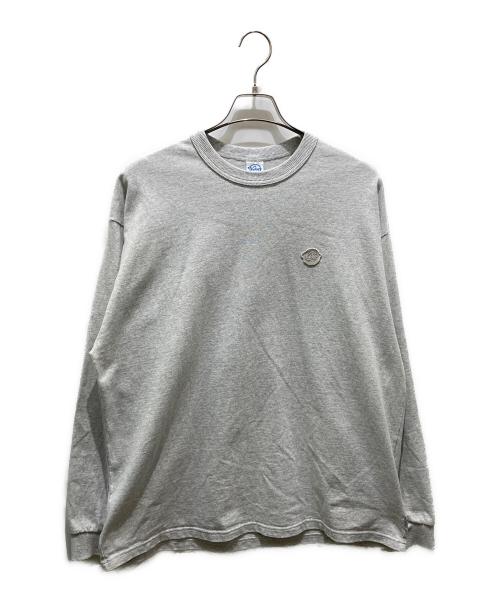 KEBOZ（ケボズ）KEBOZ (ケボズ) BB SMALL WAPPEN L/S TEE グレー サイズ:Lの古着・服飾アイテム