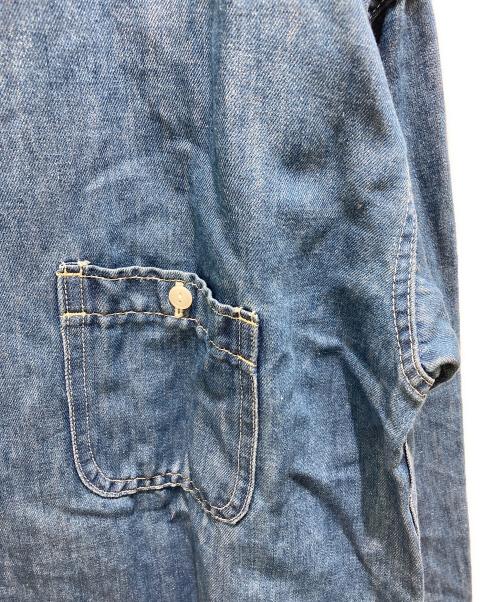 Veritecoeur（ヴェリテクール）Veritecoeur (ヴェリテクール) リネン混デニムワンピース インディゴ サイズ:Fの古着・服飾アイテム