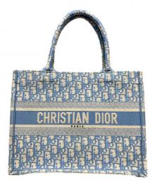 Christian Dior（クリスチャン ディオール）の古着「BOOK TOTE BAG MEDIUM　M1296ZRIW　トロッター　50-MA-0281　 21年」｜ブルー