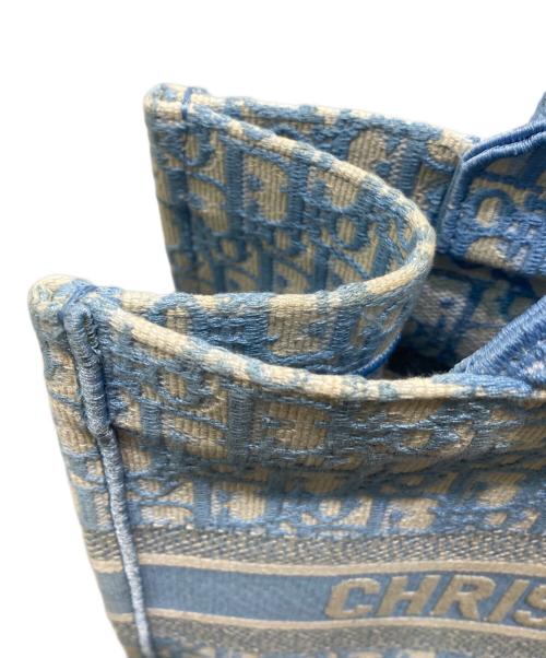 Christian Dior（クリスチャン ディオール）Christian Dior (クリスチャン ディオール) BOOK TOTE BAG MEDIUM　M1296ZRIW　トロッター　50-MA-0281　 21年 ブルーの古着・服飾アイテム