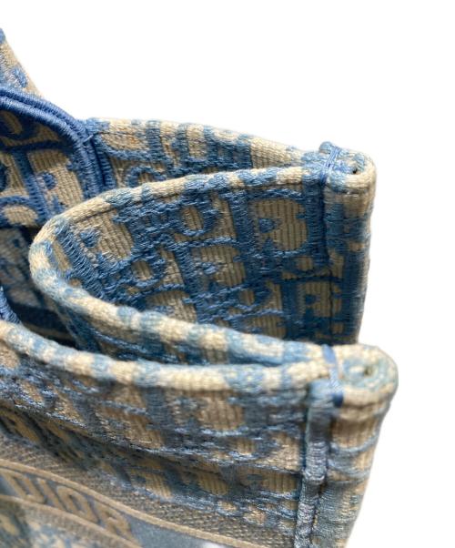 Christian Dior（クリスチャン ディオール）Christian Dior (クリスチャン ディオール) BOOK TOTE BAG MEDIUM　M1296ZRIW　トロッター　50-MA-0281　 21年 ブルーの古着・服飾アイテム