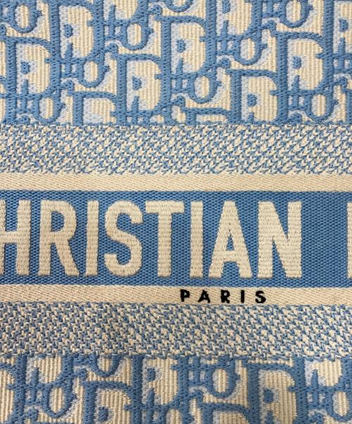 Christian Dior（クリスチャン ディオール）Christian Dior (クリスチャン ディオール) BOOK TOTE BAG MEDIUM　M1296ZRIW　トロッター　50-MA-0281　 21年 ブルーの古着・服飾アイテム