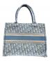 Christian Dior (クリスチャン ディオール) BOOK TOTE BAG MEDIUM　M1296ZRIW　トロッター　50-MA-0281　 21年 ブルー：185000円