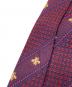 中古・古着 GUCCI (グッチ) 総柄シルクネクタイ レッド サイズ:記載無しの為実寸参照：12000円