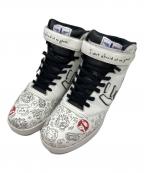 GHOST BUSTERS×Sangacio×にゅゴーストバスターズ×サンガッチョ×ニュ）の古着「ハイカットスニーカー」｜ホワイト