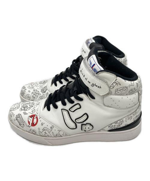 GHOST BUSTERS（ゴーストバスターズ）GHOST BUSTERS (ゴーストバスターズ) Sangacio (サンガッチョ) にゅ (ニュ) ハイカットスニーカー ホワイト サイズ:27.5の古着・服飾アイテム