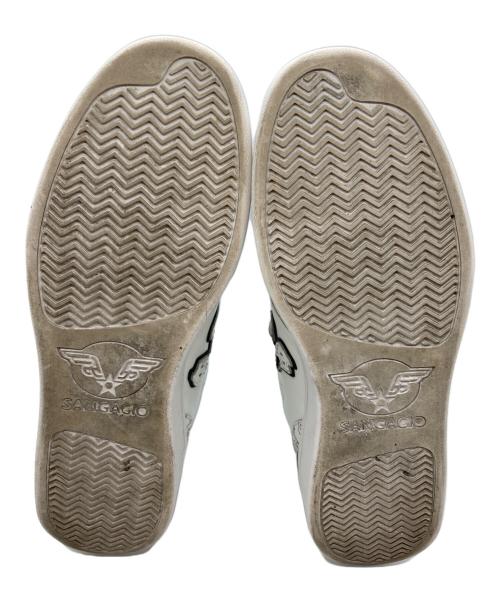 GHOST BUSTERS（ゴーストバスターズ）GHOST BUSTERS (ゴーストバスターズ) Sangacio (サンガッチョ) にゅ (ニュ) ハイカットスニーカー ホワイト サイズ:27.5の古着・服飾アイテム