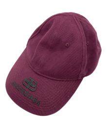 BALENCIAGA（バレンシアガ）の古着「HAT BB VISOR CAP　577548」｜パープル
