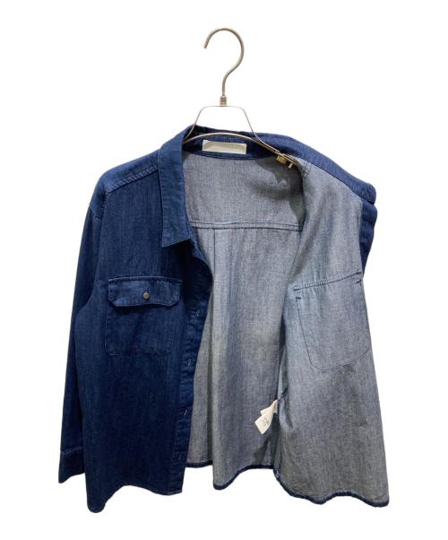 COLLAGE GALLARDAGALANTE（コラージュ ガリャルダガランテ）COLLAGE GALLARDAGALANTE (コラージュ ガリャルダガランテ) デニムシャツ インディゴ サイズ:Fの古着・服飾アイテム