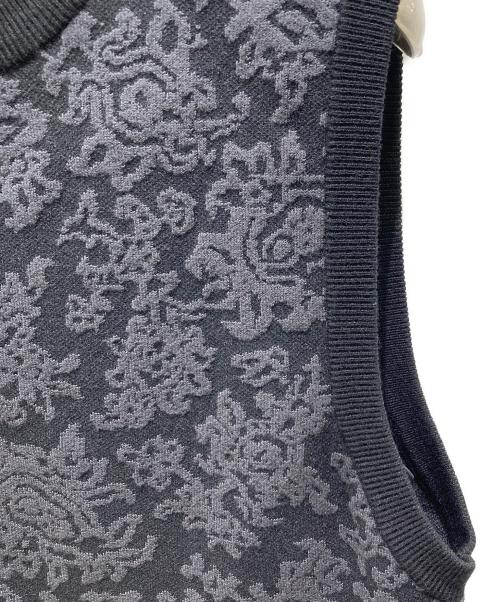 Ameri（アメリ）Ameri (アメリ) LACE COMBINE JACQUARD KNIT ブラック サイズ:Fの古着・服飾アイテム