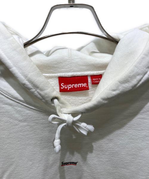 SUPREME（シュプリーム）SUPREME (シュプリーム) underline hooded sweatshirt ホワイト サイズ:Lの古着・服飾アイテム