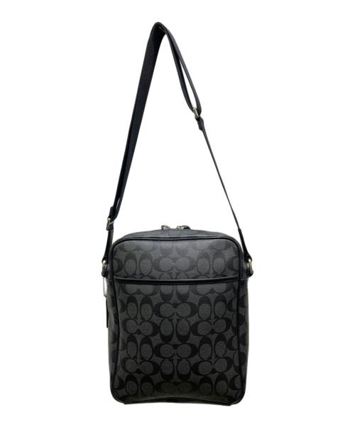COACH（コーチ）COACH (コーチ) シグネチャーショルダーバッグ ブラックの古着・服飾アイテム
