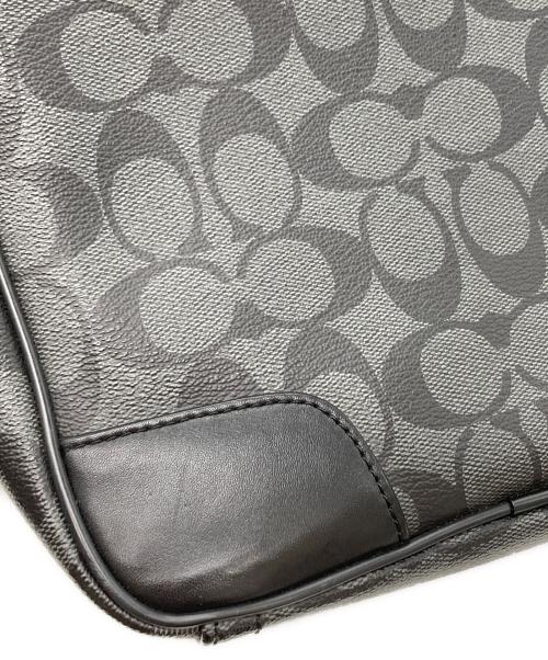 COACH（コーチ）COACH (コーチ) シグネチャーショルダーバッグ ブラックの古着・服飾アイテム
