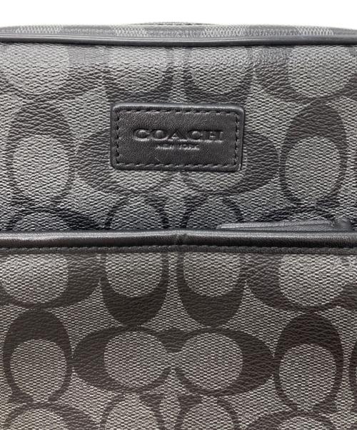 COACH（コーチ）COACH (コーチ) シグネチャーショルダーバッグ ブラックの古着・服飾アイテム