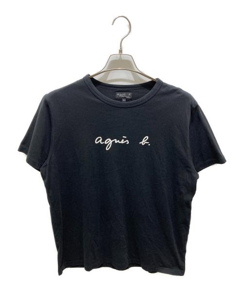 agnes b homme（アニエスベーオム）agnes b homme (アニエスベーオム) プリントTシャツ ブラック サイズ:3の古着・服飾アイテム