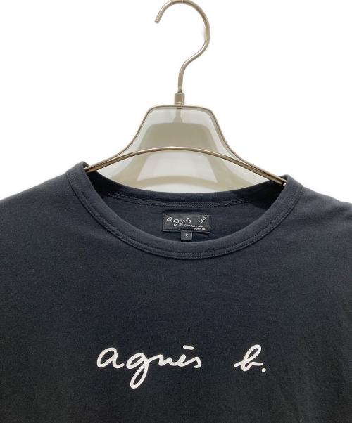 agnes b homme（アニエスベーオム）agnes b homme (アニエスベーオム) プリントTシャツ ブラック サイズ:3の古着・服飾アイテム