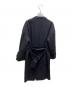 SHIPS (シップス) MANTECO ノーカラー コート ブラック サイズ:38 未使用品：13000円