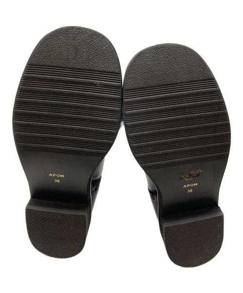 APOM（アポム）APOM (アポム) ロングブーツ ブラック サイズ:38の古着・服飾アイテム