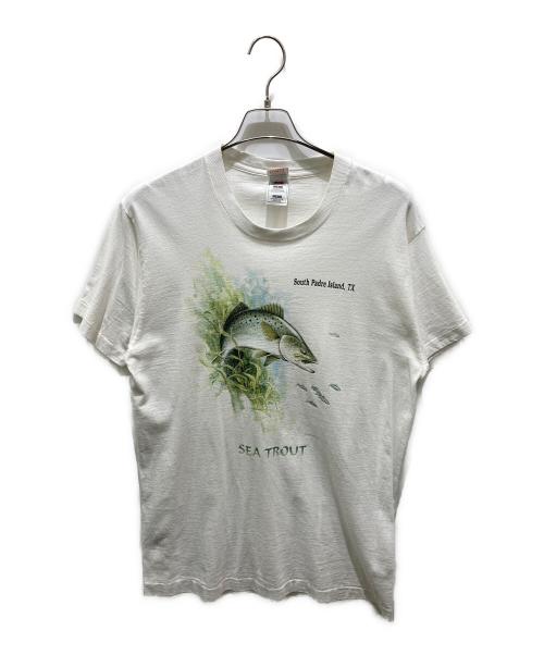 FRUIT OF THE LOOM（フルーツオブザルーム）FRUIT OF THE LOOM (フルーツオブザルーム) プリントTシャツ ホワイト サイズ:Lの古着・服飾アイテム