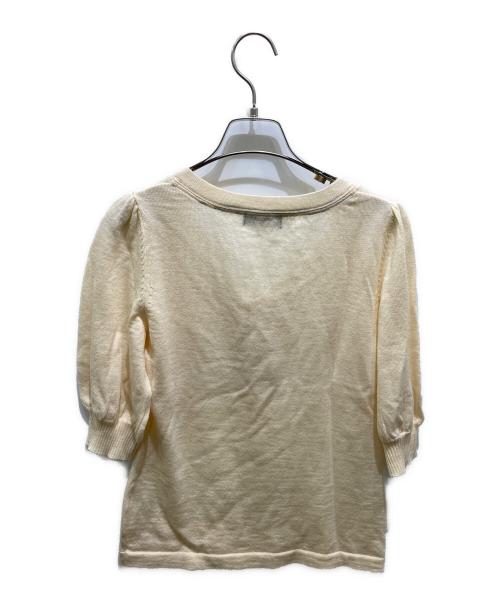 BURBERRY BLUE LABEL（バーバリーロンドンブルーレーベル）BURBERRY BLUE LABEL (バーバリーロンドンブルーレーベル) ニット ホワイト サイズ:38の古着・服飾アイテム