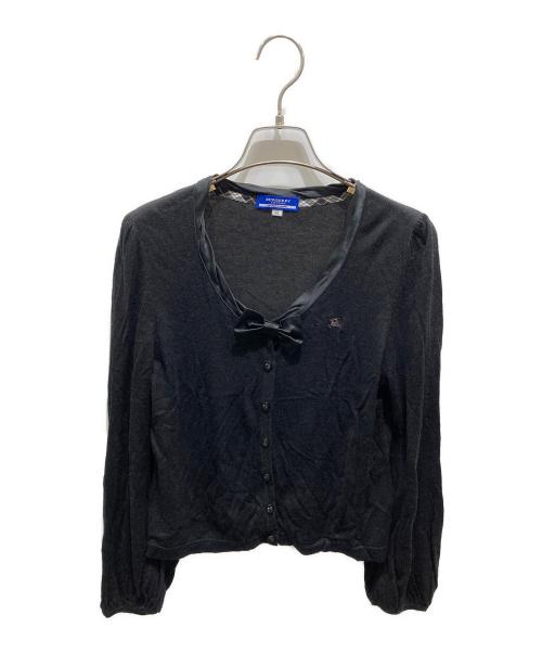 BURBERRY BLUE LABEL（バーバリーロンドンブルーレーベル）BURBERRY BLUE LABEL (バーバリーロンドンブルーレーベル) カーディガン ブラック サイズ:38の古着・服飾アイテム