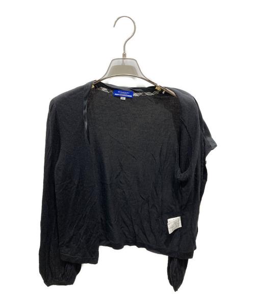 BURBERRY BLUE LABEL（バーバリーロンドンブルーレーベル）BURBERRY BLUE LABEL (バーバリーロンドンブルーレーベル) カーディガン ブラック サイズ:38の古着・服飾アイテム
