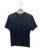 ARC'TERYXアークテリクス）の古着「Ionia Merino Wool Arc'Word Logo SS　X000007733」｜ブラック
