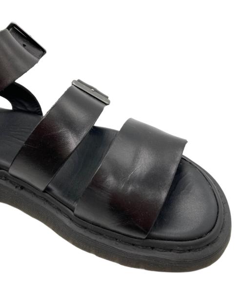 Dr.Martens（ドクターマーチン）Dr.Martens (ドクターマーチン) GRYPHON レザーサンダル　15695001 ブラック サイズ:8の古着・服飾アイテム